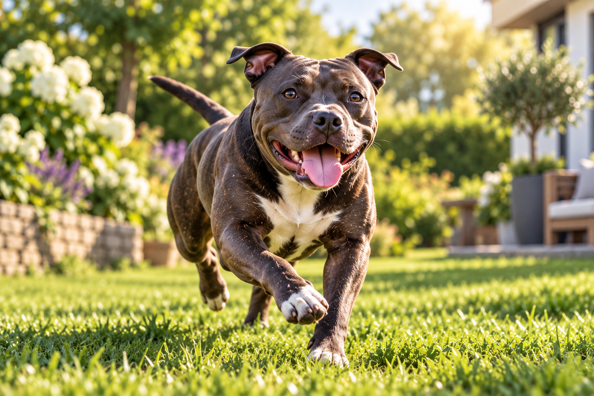 Gesunder Hund als Symbol für die normale Funktion des Immunsystems
