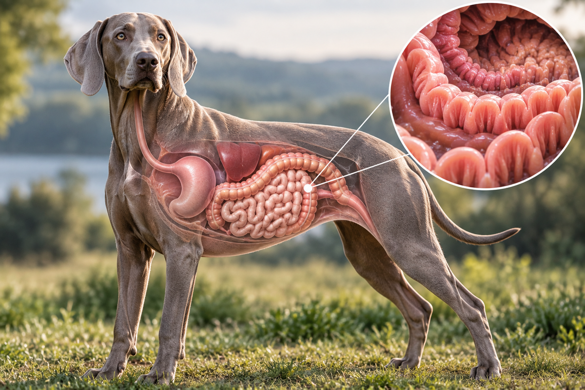 Darm und Immunsystem beim Hund mit Darstellung der Darmbarriere