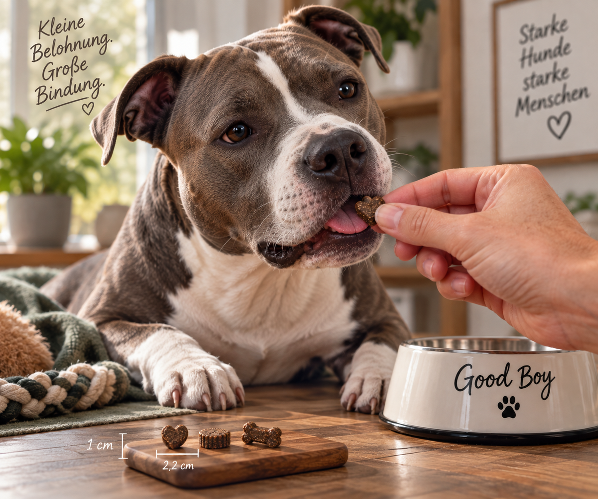 Soft Chew wird einem Hund gefüttert